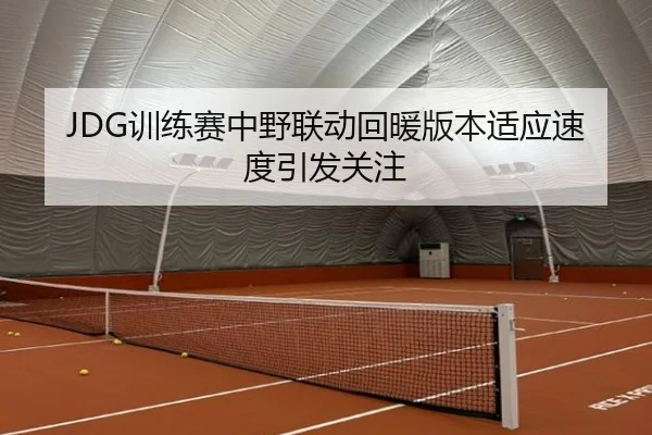 JDG训练赛中野联动回暖版本适应速度引发关注